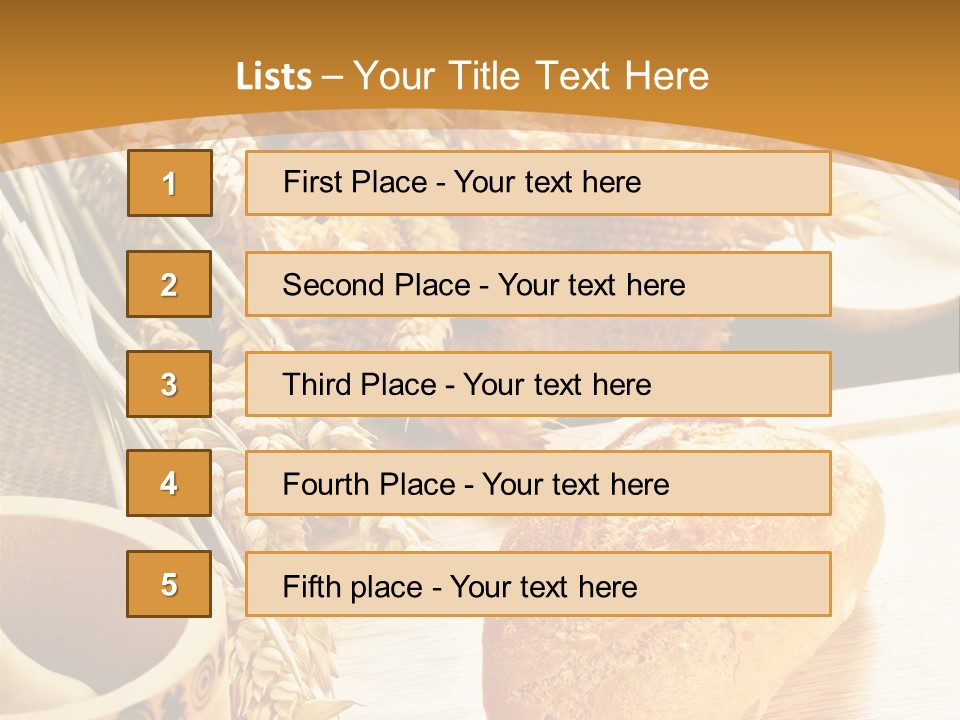 Health Bun Loaf PowerPoint Template