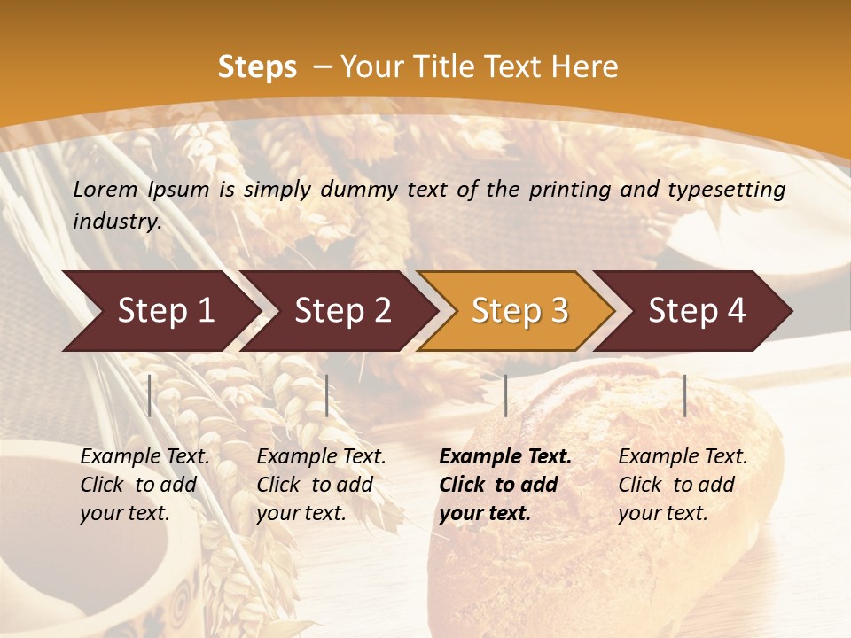 Health Bun Loaf PowerPoint Template