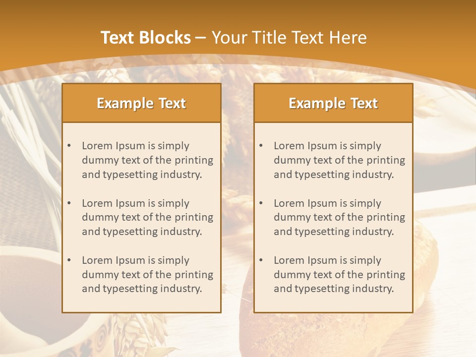 Health Bun Loaf PowerPoint Template