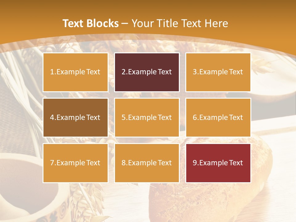 Health Bun Loaf PowerPoint Template