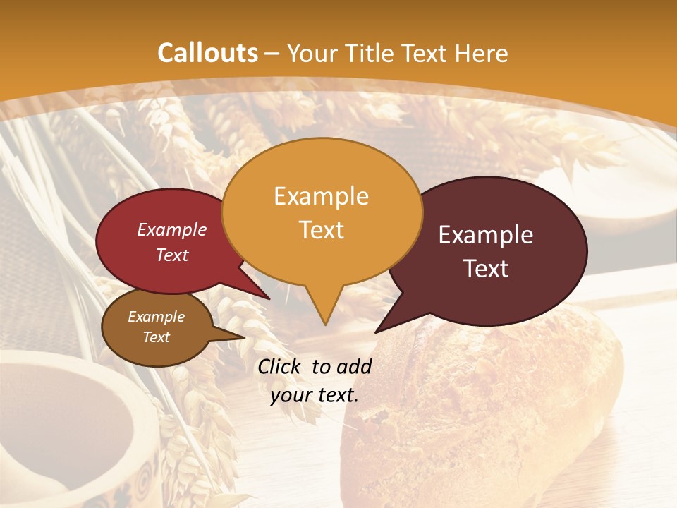 Health Bun Loaf PowerPoint Template