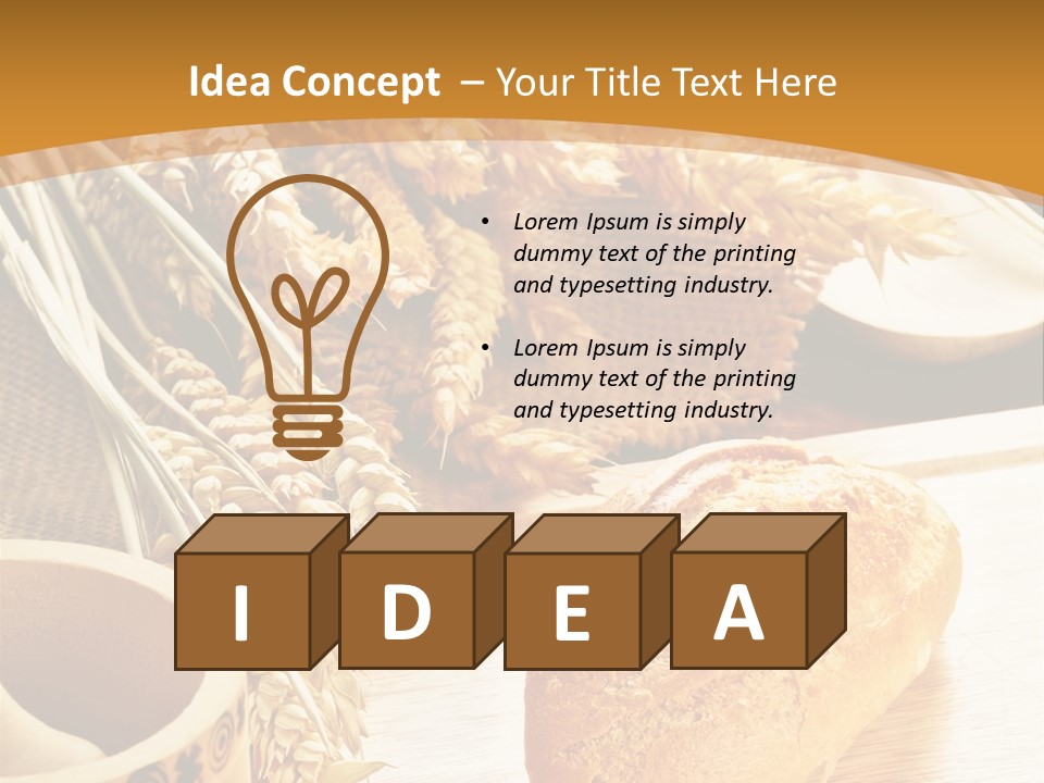 Health Bun Loaf PowerPoint Template