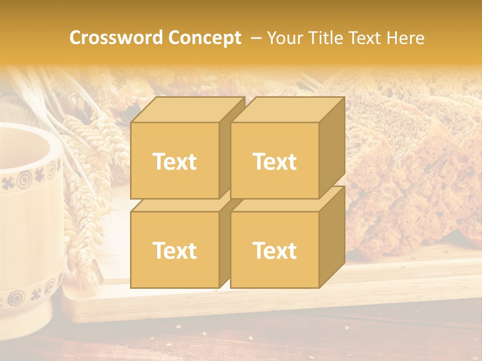Spike Cut Sunflower PowerPoint Template