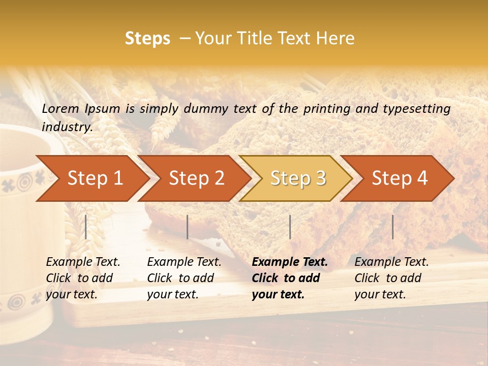 Spike Cut Sunflower PowerPoint Template