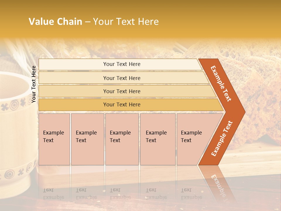 Spike Cut Sunflower PowerPoint Template