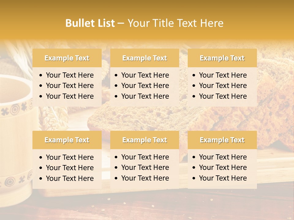 Spike Cut Sunflower PowerPoint Template