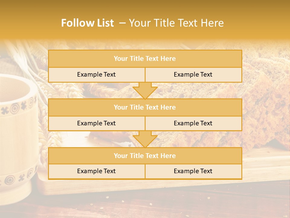 Spike Cut Sunflower PowerPoint Template