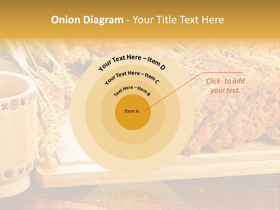 Spike Cut Sunflower PowerPoint Template