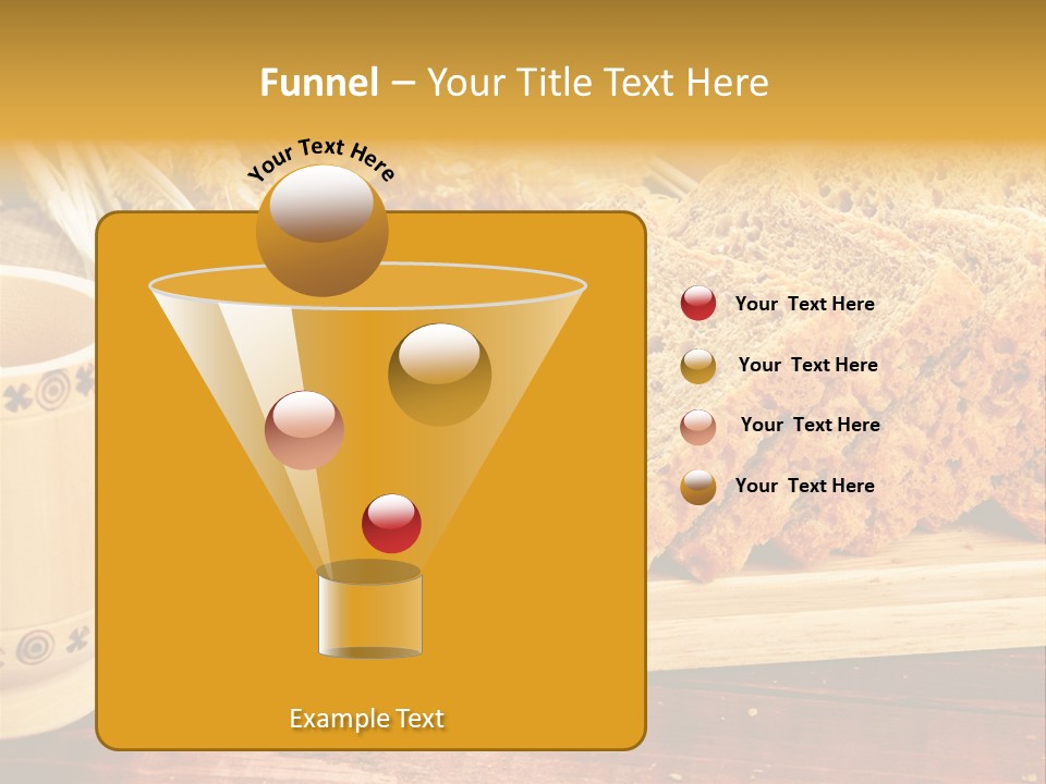 Spike Cut Sunflower PowerPoint Template