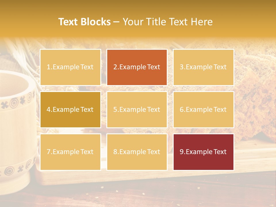 Spike Cut Sunflower PowerPoint Template