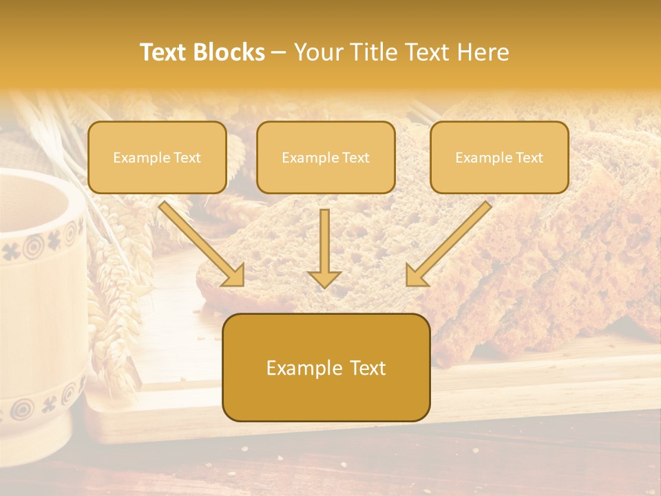 Spike Cut Sunflower PowerPoint Template