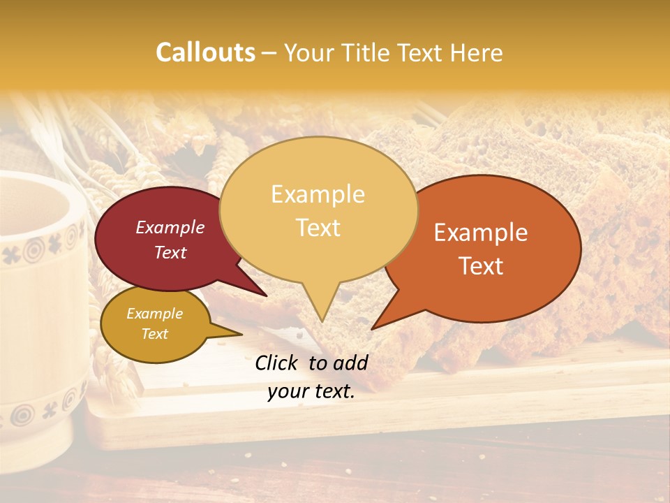 Spike Cut Sunflower PowerPoint Template