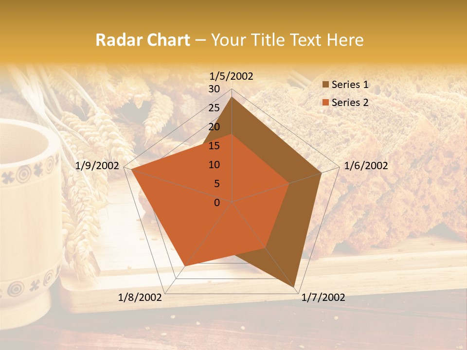 Spike Cut Sunflower PowerPoint Template