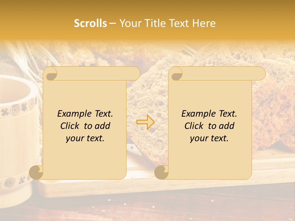 Spike Cut Sunflower PowerPoint Template