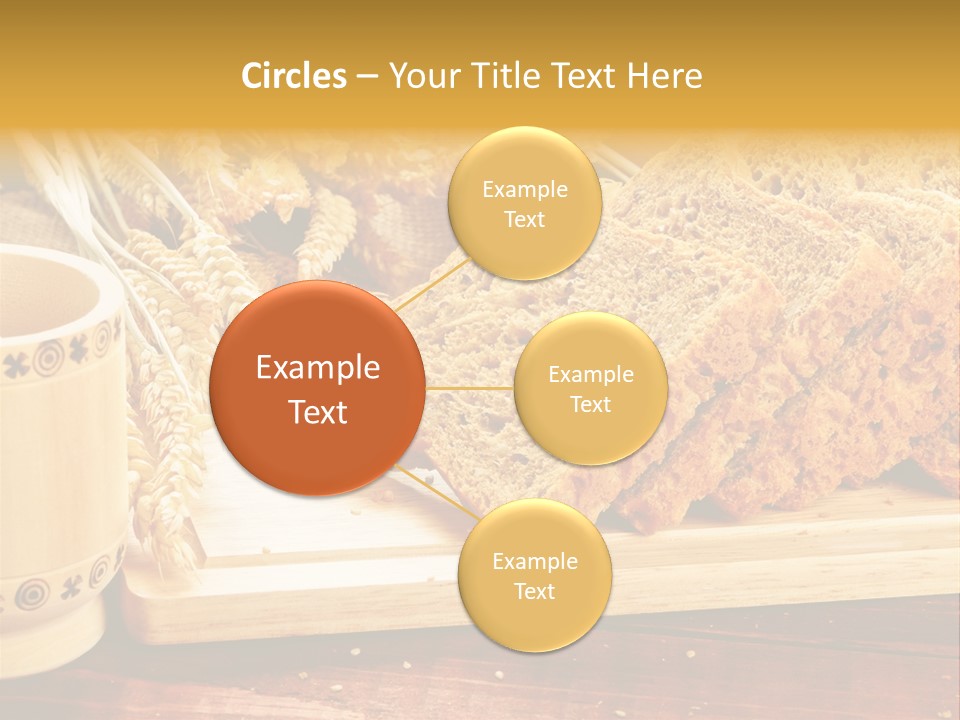 Spike Cut Sunflower PowerPoint Template