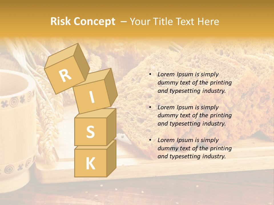 Spike Cut Sunflower PowerPoint Template