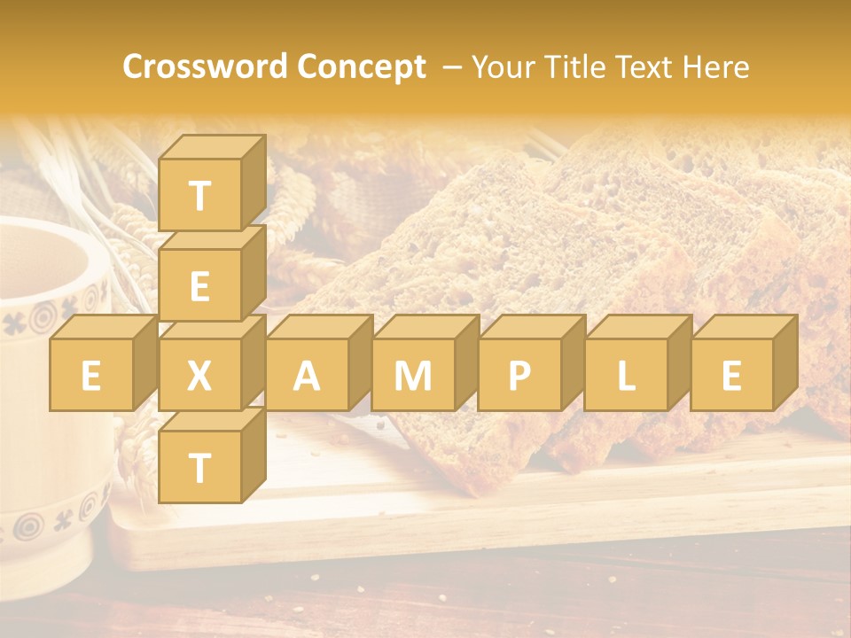 Spike Cut Sunflower PowerPoint Template