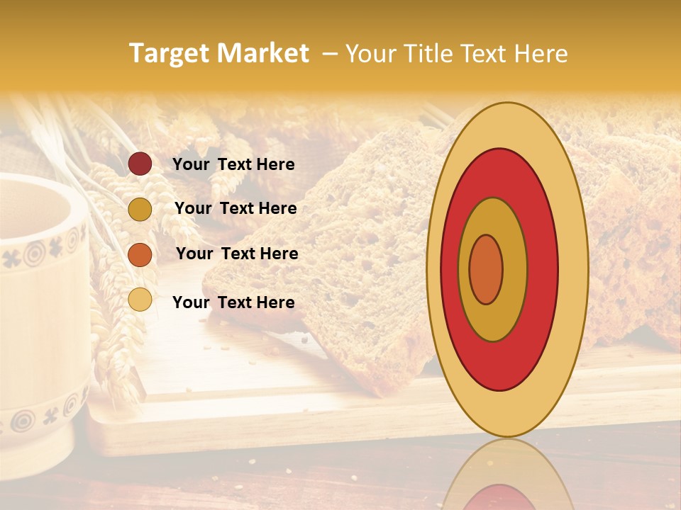 Spike Cut Sunflower PowerPoint Template