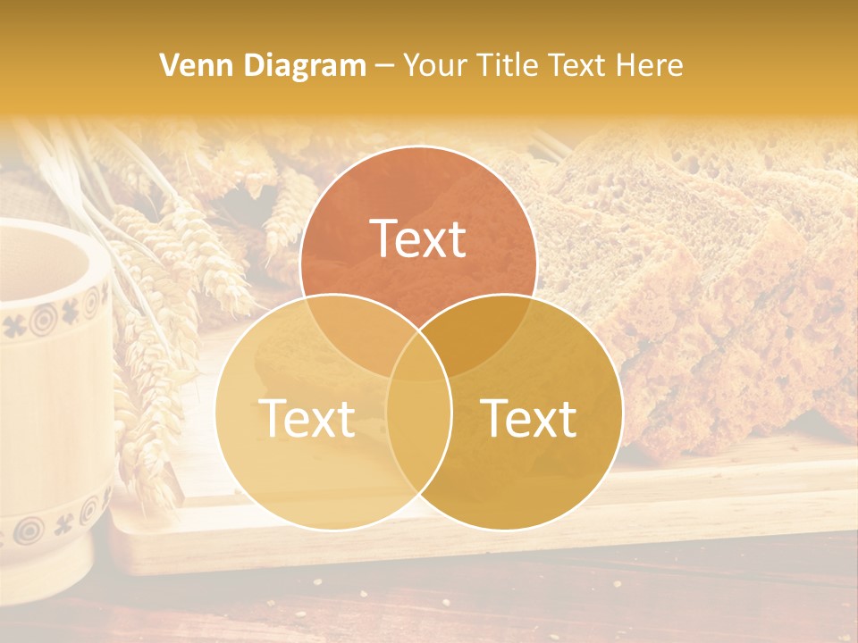 Spike Cut Sunflower PowerPoint Template