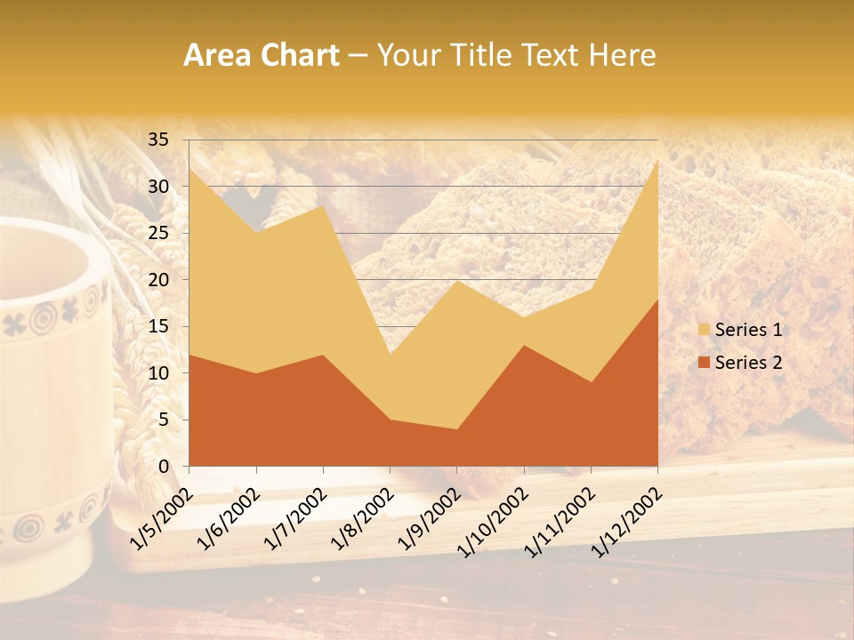 Spike Cut Sunflower PowerPoint Template