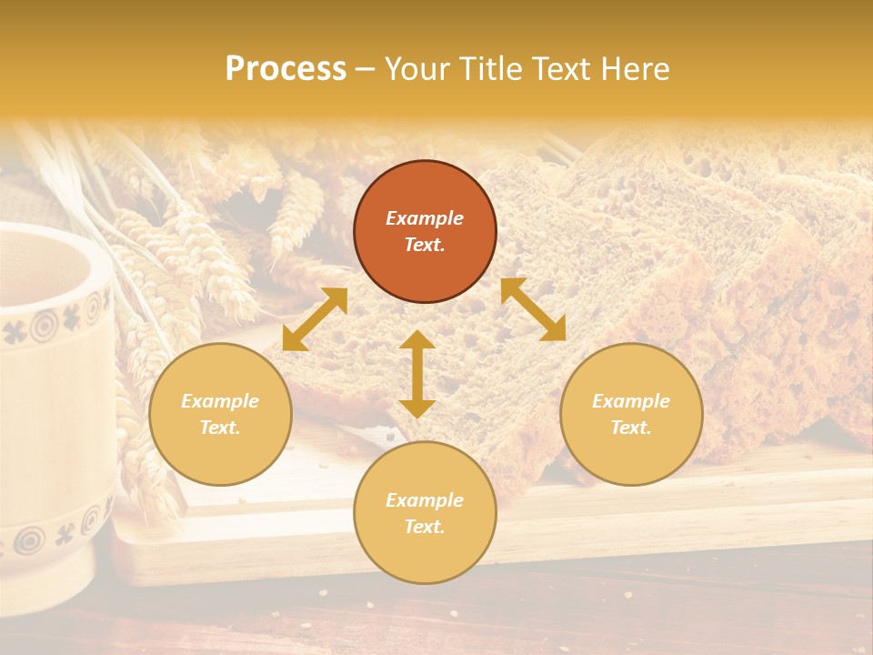 Spike Cut Sunflower PowerPoint Template