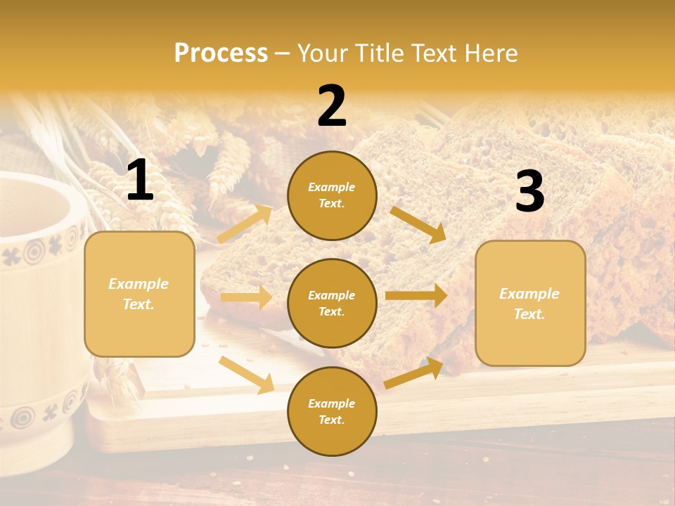 Spike Cut Sunflower PowerPoint Template