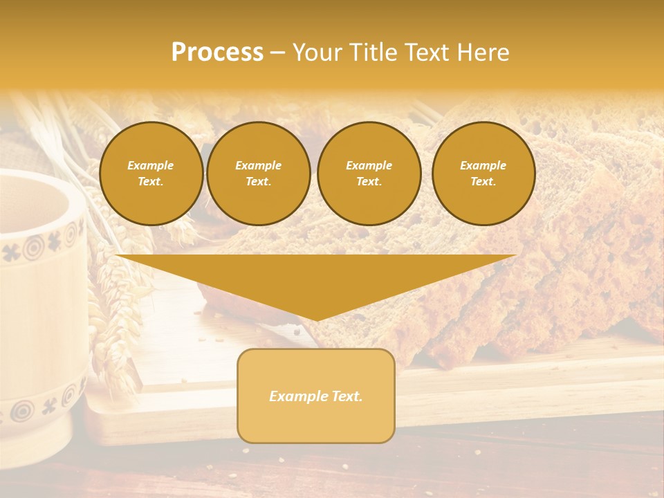 Spike Cut Sunflower PowerPoint Template