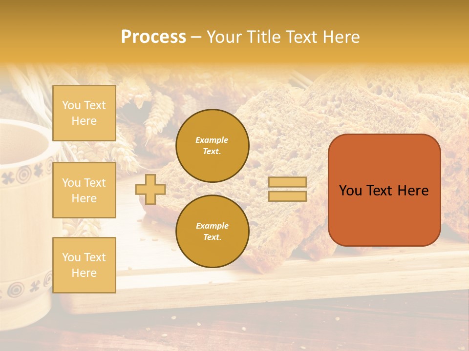 Spike Cut Sunflower PowerPoint Template
