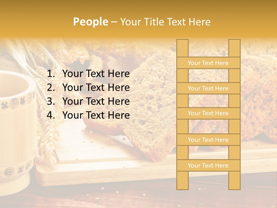 Spike Cut Sunflower PowerPoint Template