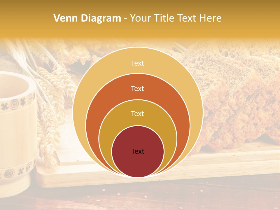 Spike Cut Sunflower PowerPoint Template