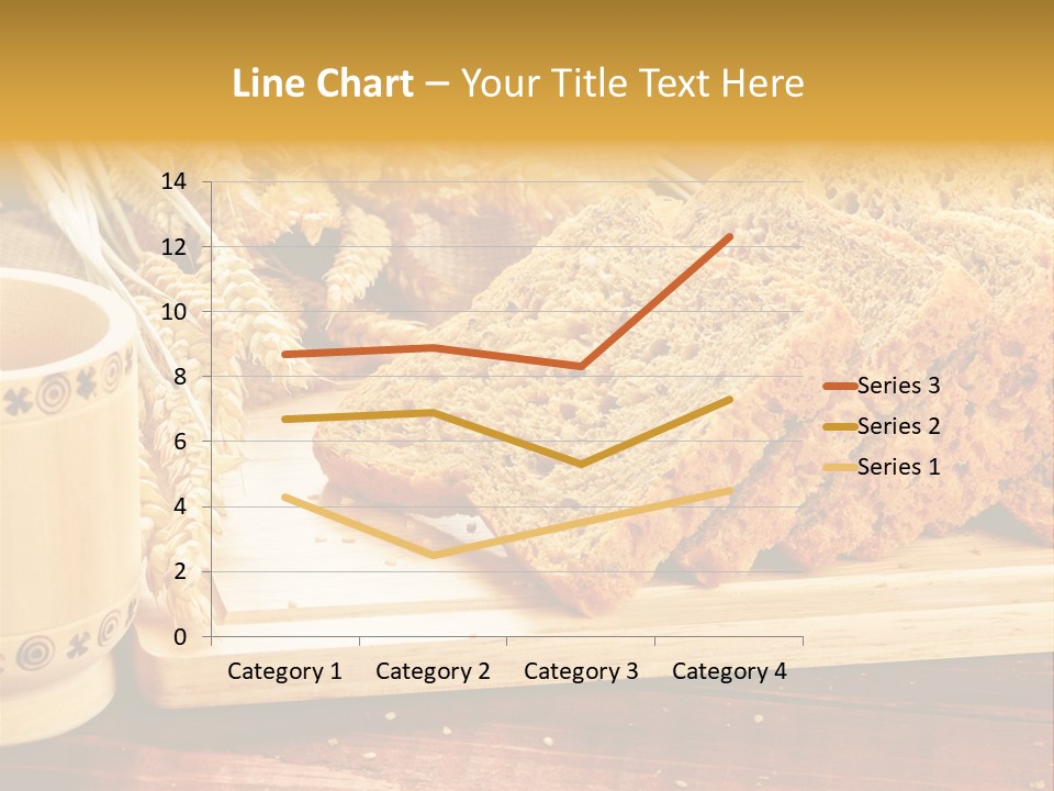 Spike Cut Sunflower PowerPoint Template