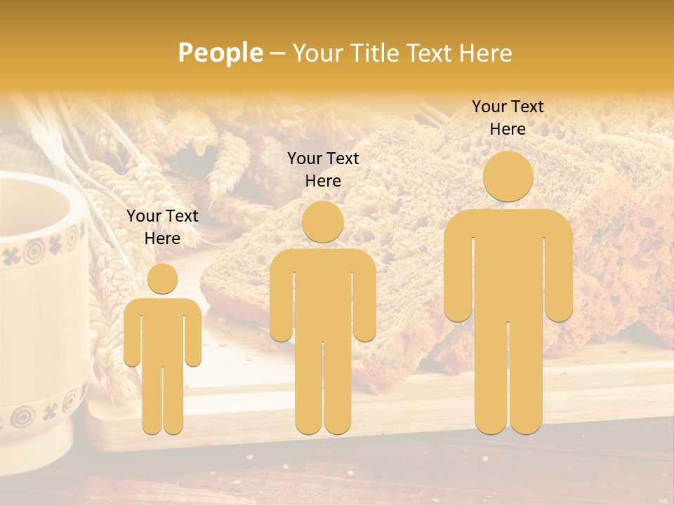 Spike Cut Sunflower PowerPoint Template