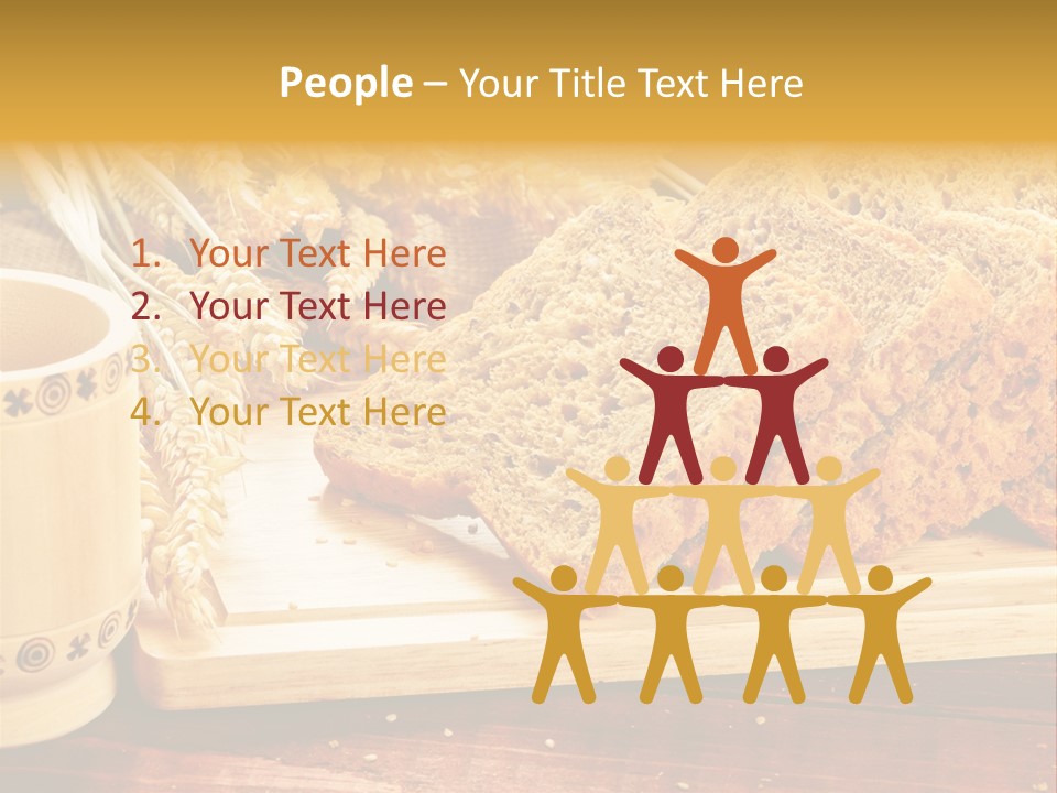 Spike Cut Sunflower PowerPoint Template