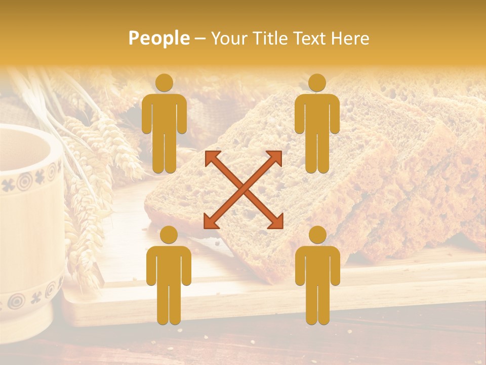 Spike Cut Sunflower PowerPoint Template