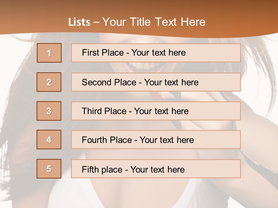 Girl Style Weight PowerPoint Template