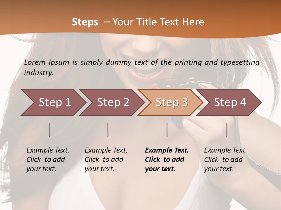 Girl Style Weight PowerPoint Template