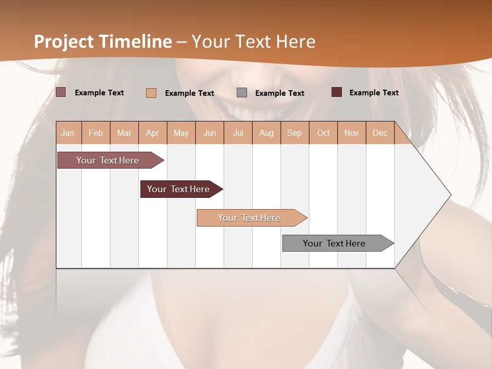 Girl Style Weight PowerPoint Template
