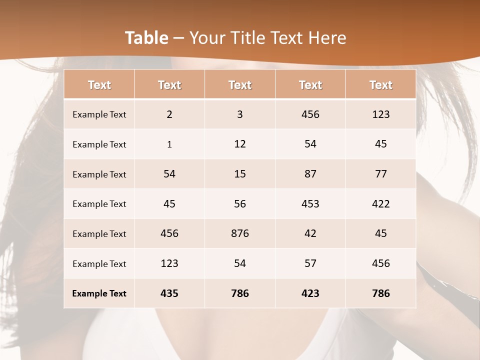 Girl Style Weight PowerPoint Template