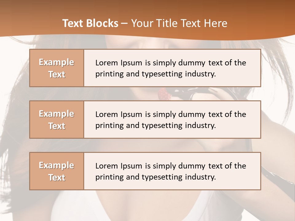 Girl Style Weight PowerPoint Template