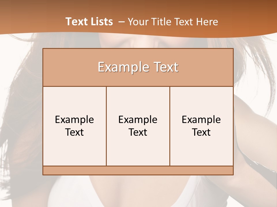 Girl Style Weight PowerPoint Template