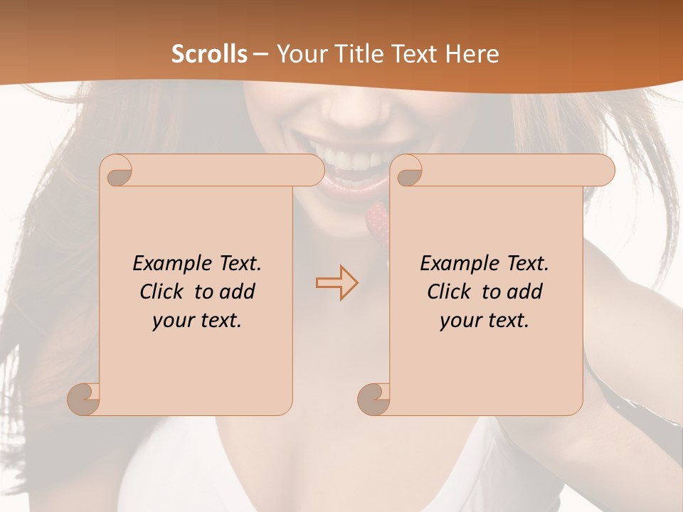 Girl Style Weight PowerPoint Template
