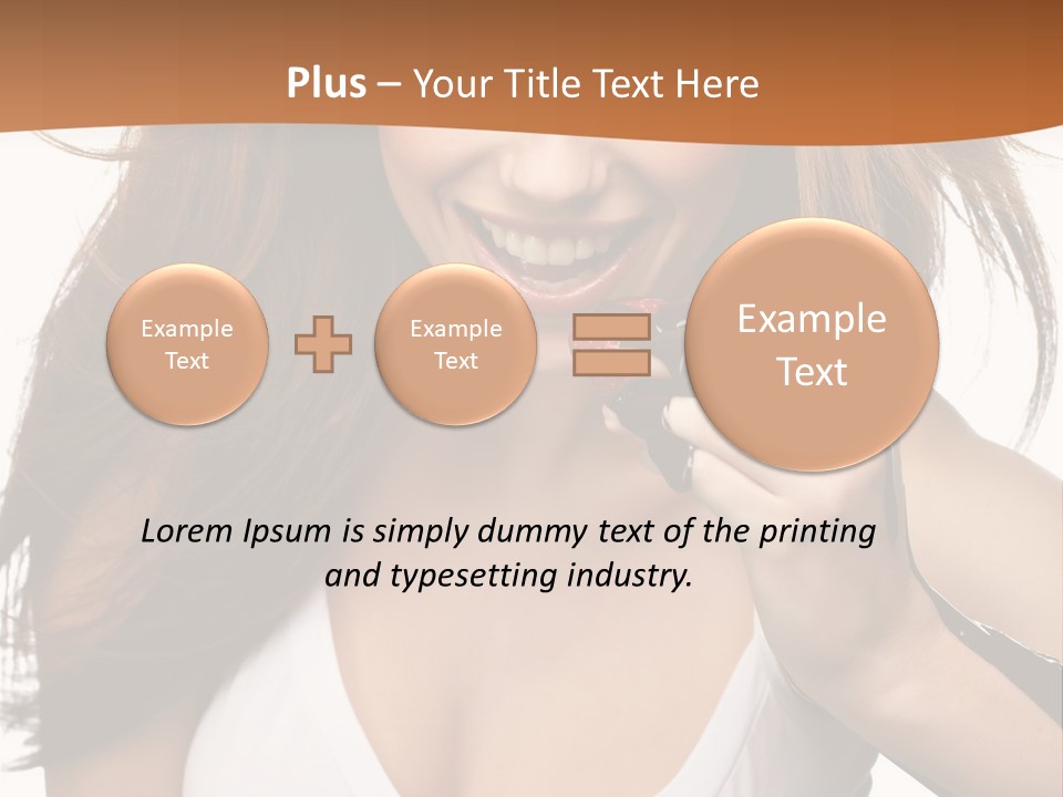 Girl Style Weight PowerPoint Template