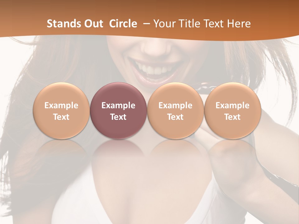 Girl Style Weight PowerPoint Template