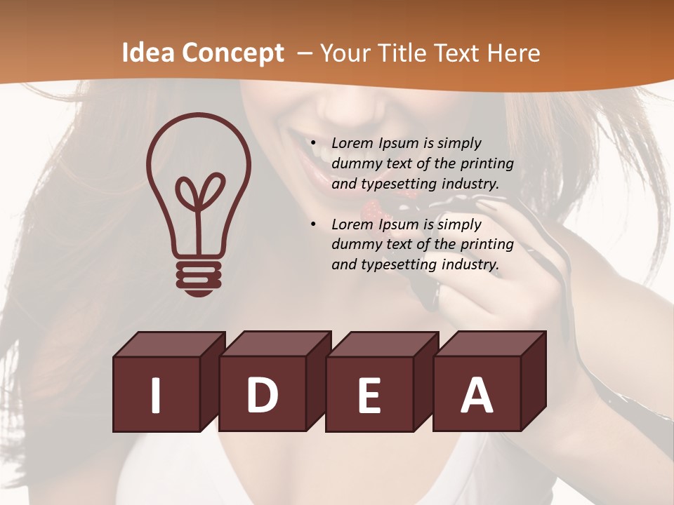 Girl Style Weight PowerPoint Template