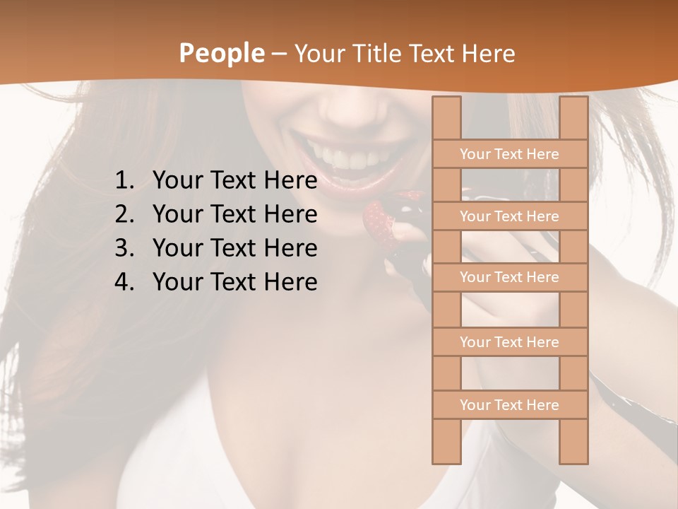 Girl Style Weight PowerPoint Template