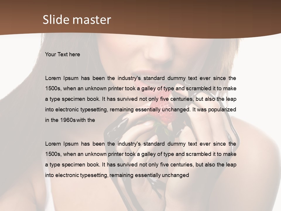 Appetite Milk Shoulders PowerPoint Template