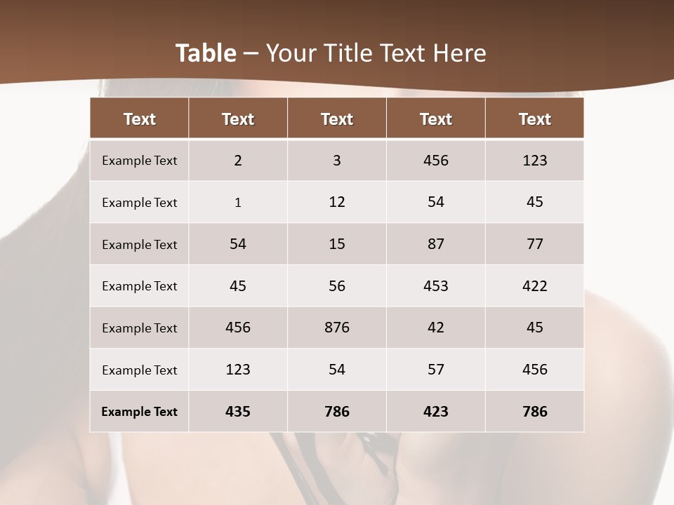 Appetite Milk Shoulders PowerPoint Template
