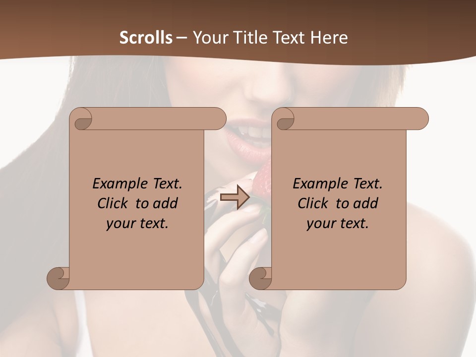 Appetite Milk Shoulders PowerPoint Template