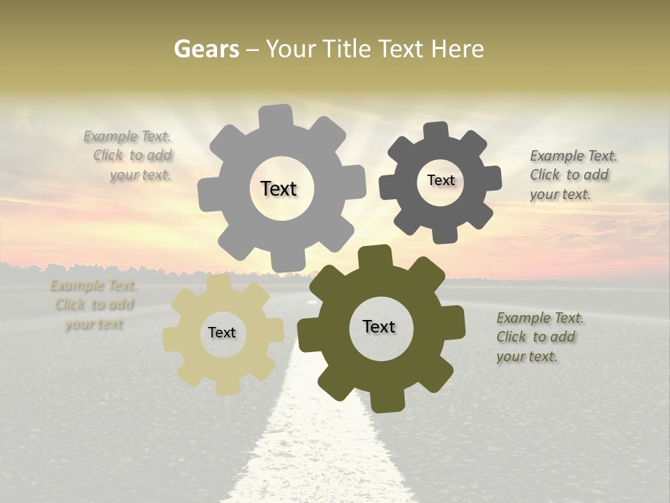 Clouds Spring Outdoor PowerPoint Template