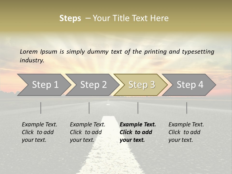Clouds Spring Outdoor PowerPoint Template